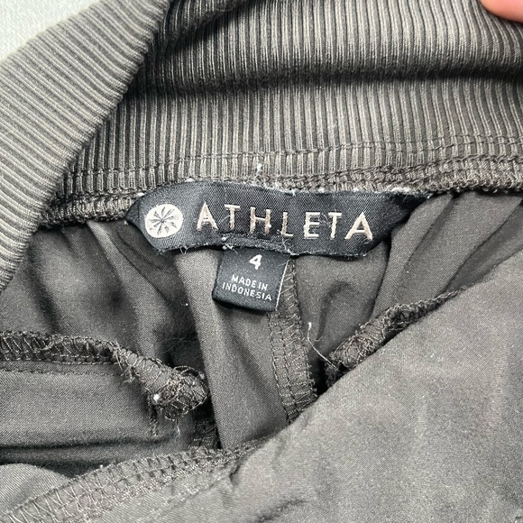 Women's Athleta Gray Slouch Pull On Athletic Pants Size 4 - Picture 6 of 10